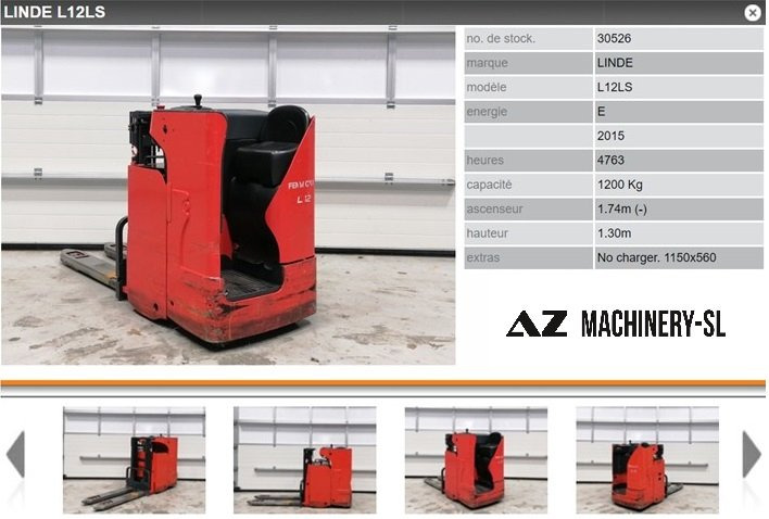Used Electric Pallet stacker-Fenwick-L12LS - معدات الرفع منخفض المستوى: صور 1 Used Electric Pallet stacker-Fenwick-L12LS - معدات الرفع منخفض المستوى: صور 1
