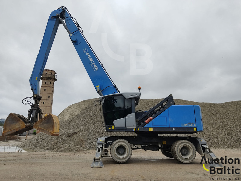 Fuchs MHL 350 - حفارة النقل والشحن: صور 1 Fuchs MHL 350 - حفارة النقل والشحن: صور 1