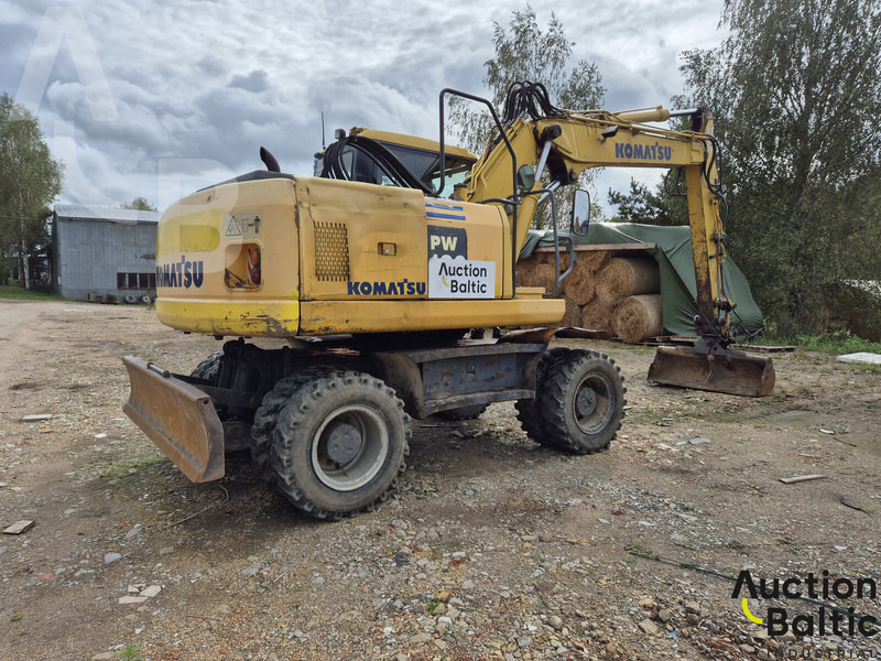 Komatsu PW160-7 - حفارة على عجلات: صور 5 Komatsu PW160-7 - حفارة على عجلات: صور 5