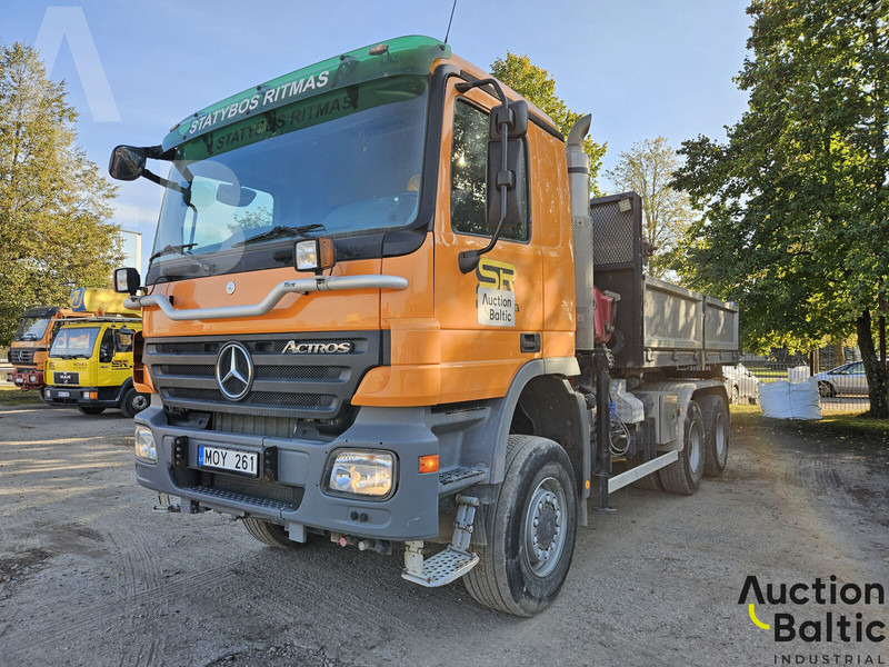 Mercedes-Benz Actros 1844 - قلابات, شاحنة كرين: صور 2 Mercedes-Benz Actros 1844 - قلابات, شاحنة كرين: صور 2