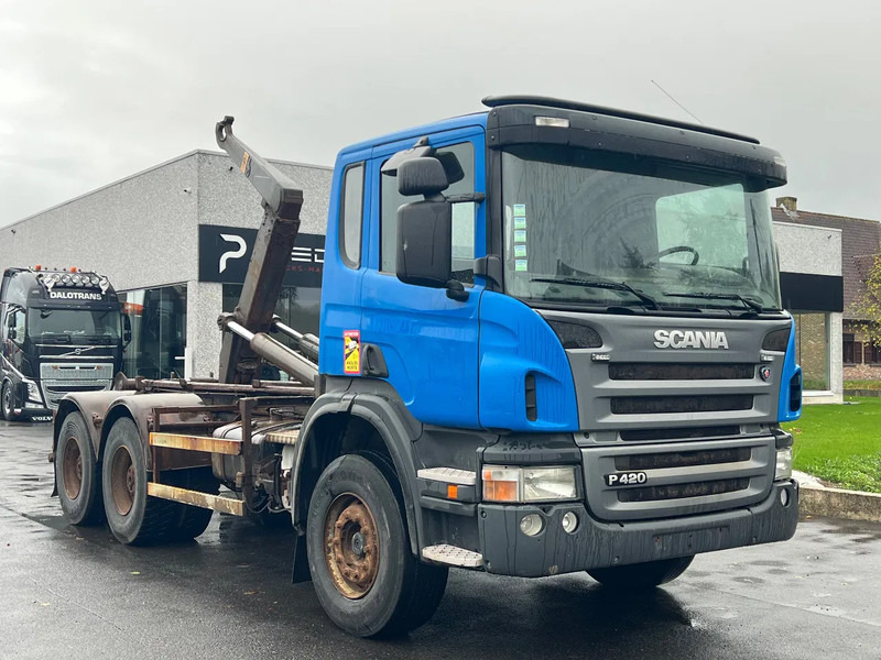 Scania P420 Belgian truck**205.000km**Retarder full steel** - شاحنة ذات الخطاف: صور 1 Scania P420 Belgian truck**205.000km**Retarder full steel** - شاحنة ذات الخطاف: صور 1