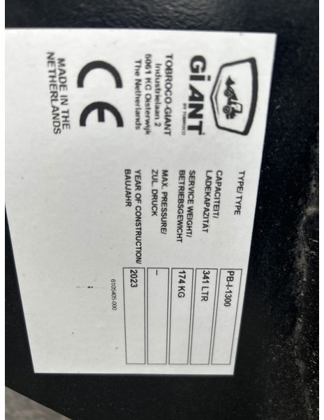 Tobroco Puinbak 130 cm Giant aanspan - بكت - آلات البناء: صور 5 Tobroco Puinbak 130 cm Giant aanspan - بكت - آلات البناء: صور 5