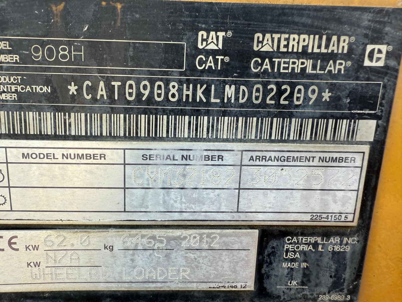 Caterpillar 908 H 2 units CAT908H - اللودر بعجل: صور 5 Caterpillar 908 H 2 units CAT908H - اللودر بعجل: صور 5