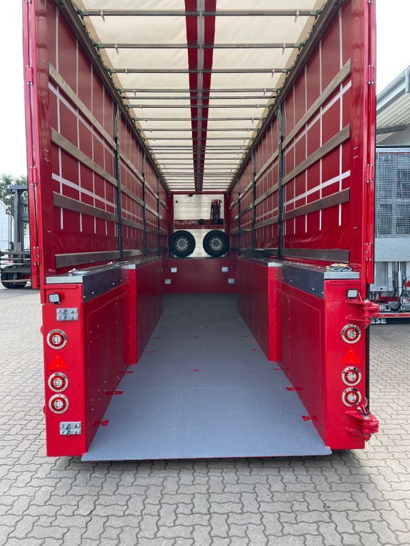 Innenlader Zwischenlader Gabelstaplertransporter - عربة مسطحة منخفضة نصف مقطورة: صور 4 Innenlader Zwischenlader Gabelstaplertransporter - عربة مسطحة منخفضة نصف مقطورة: صور 4