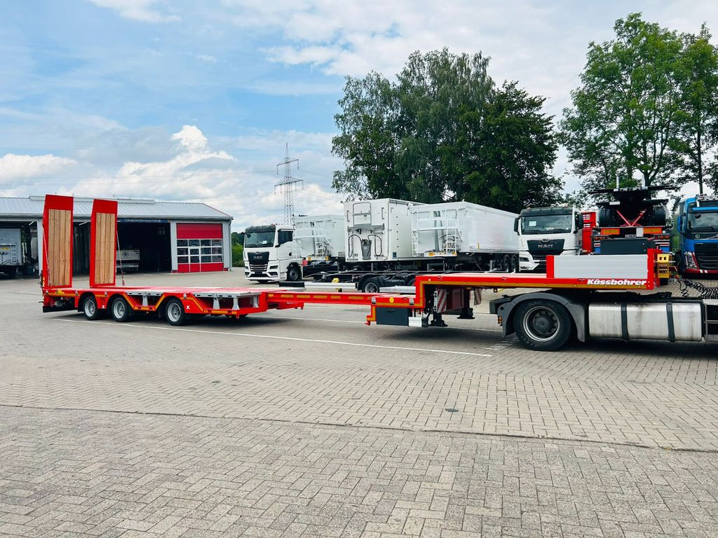 Kässbohrer KSLA RJ Mega Jumbo Tieflader mit Radmulden tele - عربة مسطحة منخفضة نصف مقطورة: صور 1 Kässbohrer KSLA RJ Mega Jumbo Tieflader mit Radmulden tele - عربة مسطحة منخفضة نصف مقطورة: صور 1