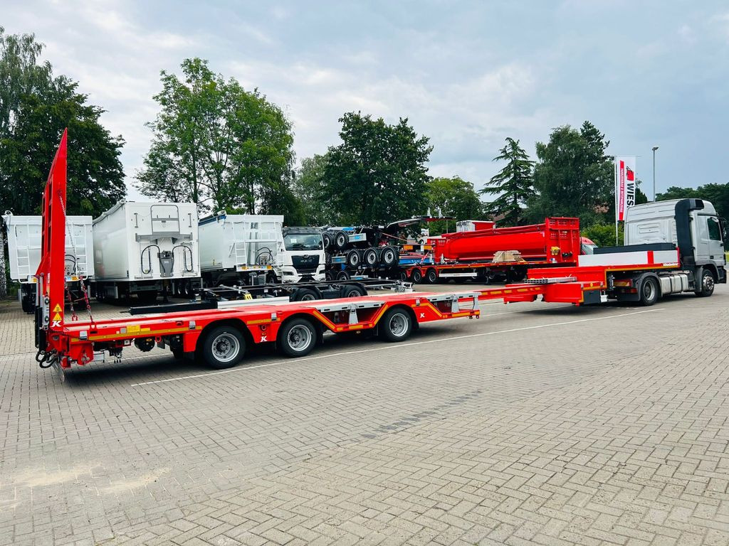 Kässbohrer KSLA RJ Mega Jumbo Tieflader mit Radmulden tele - عربة مسطحة منخفضة نصف مقطورة: صور 5 Kässbohrer KSLA RJ Mega Jumbo Tieflader mit Radmulden tele - عربة مسطحة منخفضة نصف مقطورة: صور 5