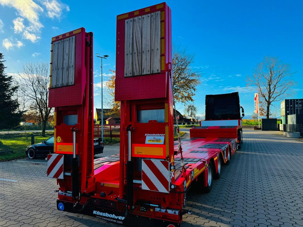 Kässbohrer SLAR3 Ausziehbares Tiefbett mit Radmulden - عربة مسطحة منخفضة نصف مقطورة: صور 3 Kässbohrer SLAR3 Ausziehbares Tiefbett mit Radmulden - عربة مسطحة منخفضة نصف مقطورة: صور 3