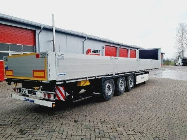 Krone Bordwandauflieger - نصف مقطورة مسطحة: صور 3 Krone Bordwandauflieger - نصف مقطورة مسطحة: صور 3