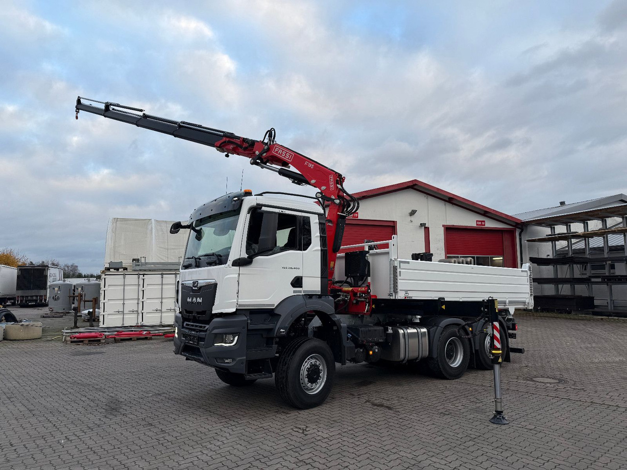 MAN TGS 26.400 6x4 Krankipper Fassi/SOFORT VERFÜGBAR - شاحنة, شاحنة كرين: صور 1 MAN TGS 26.400 6x4 Krankipper Fassi/SOFORT VERFÜGBAR - شاحنة, شاحنة كرين: صور 1