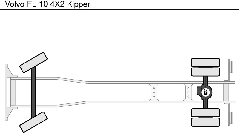 قلابات Volvo FL 10 4X2 Kipper: صور 11