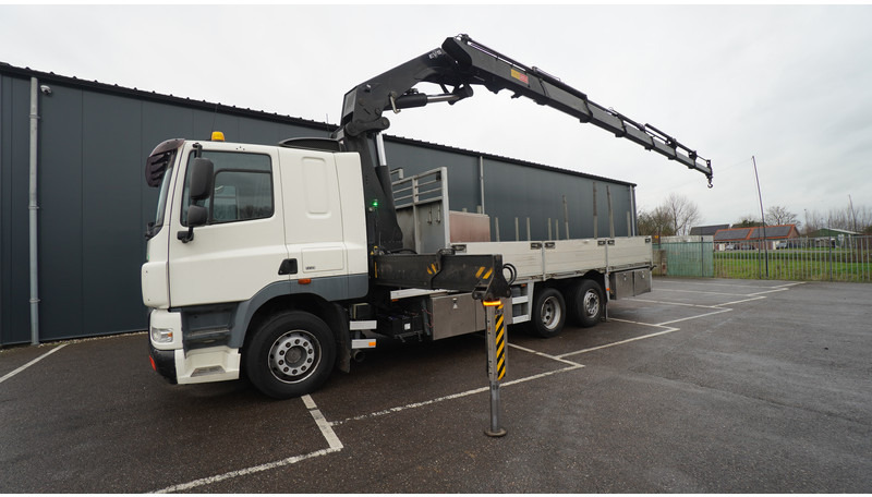 DAF CF 85.360 6x2 OPEN BOX WITH HMF 5300 CRANE - شاحنة كرين: صور 2 DAF CF 85.360 6x2 OPEN BOX WITH HMF 5300 CRANE - شاحنة كرين: صور 2