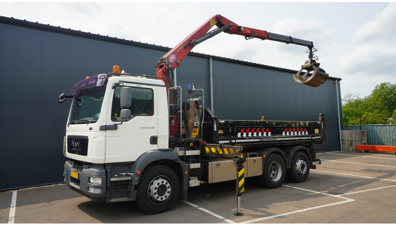 MAN TGM 26.290 TIPPER WITH HMF 1643 Z2 CRANE - شاحنة كرين: صور 2 MAN TGM 26.290 TIPPER WITH HMF 1643 Z2 CRANE - شاحنة كرين: صور 2