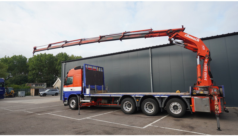 Volvo FM 450 8X4 FLATBED WITH GORMACH 3400E6 CRANE - شاحنة كرين: صور 3 Volvo FM 450 8X4 FLATBED WITH GORMACH 3400E6 CRANE - شاحنة كرين: صور 3