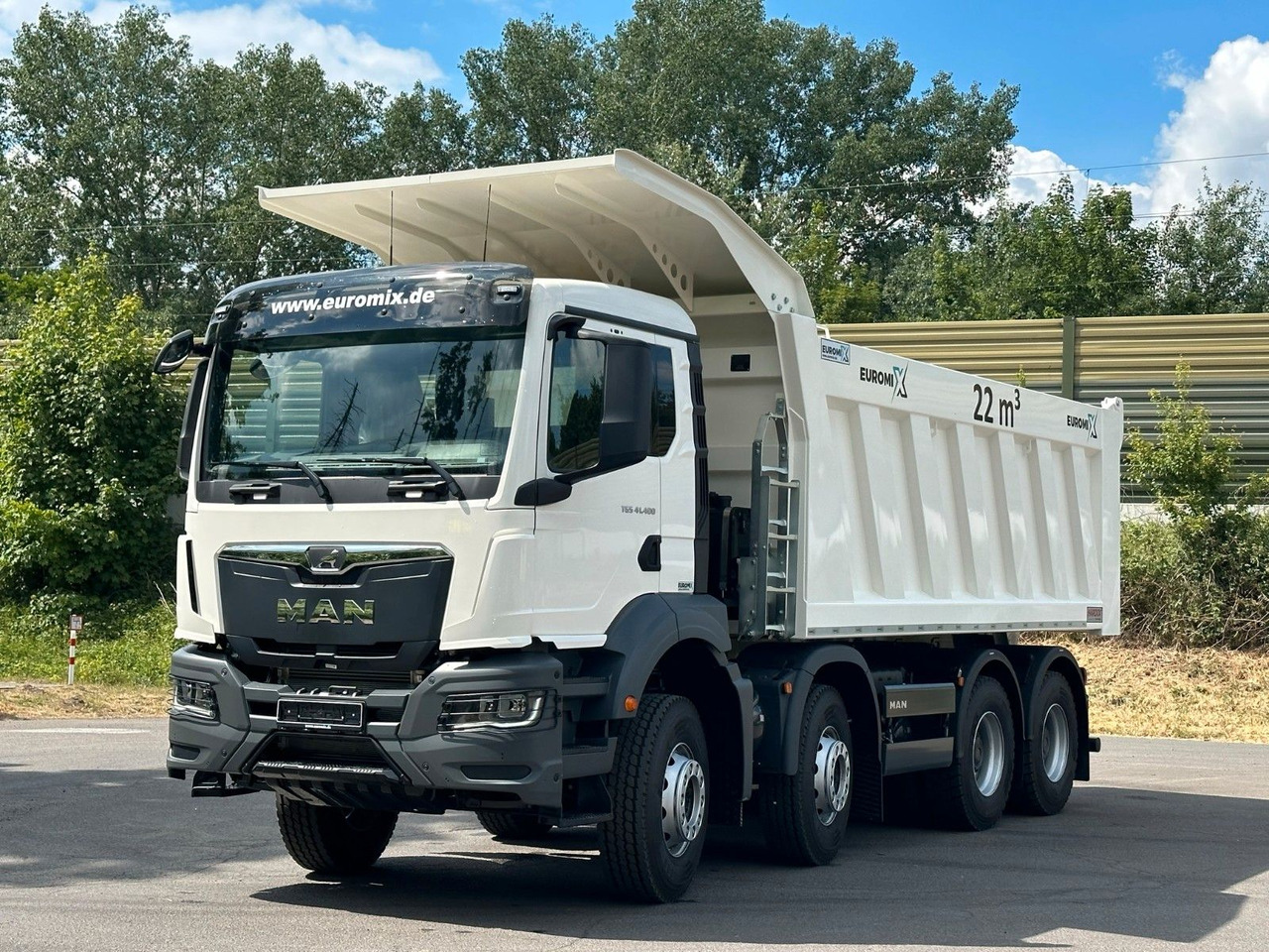MAN TGS 41.400 8x4 / EUROMIX MTP 22m³/ Eckige Mulde - قلابات: صور 1 MAN TGS 41.400 8x4 / EUROMIX MTP 22m³/ Eckige Mulde - قلابات: صور 1