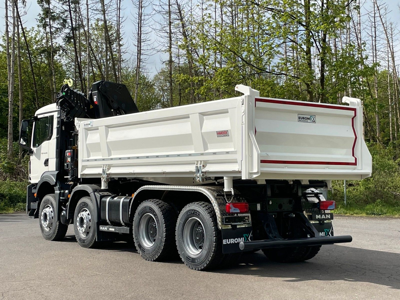 MAN TGS 41.480 8x4/Euro6e Euromix Kipper Hiab 228-6 - قلابات, شاحنة كرين: صور 5 MAN TGS 41.480 8x4/Euro6e Euromix Kipper Hiab 228-6 - قلابات, شاحنة كرين: صور 5
