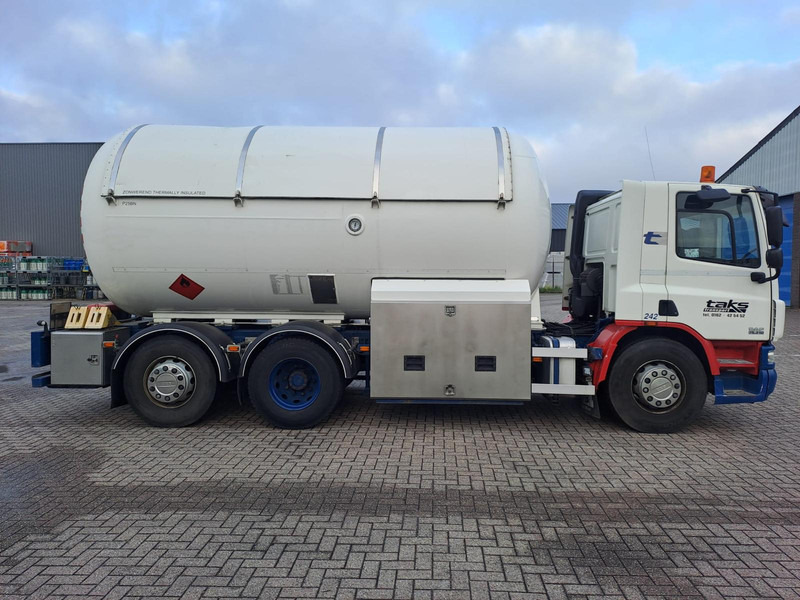 DAF FAN CF75. 6x2 -24030 Liter Gas tank truck ID 2.166 Rootselaar, flowmeter, pump, sunroof on tank - شاحنة صهريج: صور 1 DAF FAN CF75. 6x2 -24030 Liter Gas tank truck ID 2.166 Rootselaar, flowmeter, pump, sunroof on tank - شاحنة صهريج: صور 1
