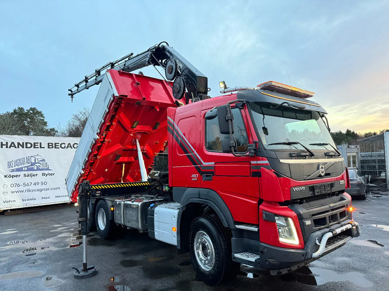 Volvo FMX 410 6x2*4, Tipper & Crane, 2015 - قلابات, شاحنة كرين: صور 1 Volvo FMX 410 6x2*4, Tipper & Crane, 2015 - قلابات, شاحنة كرين: صور 1