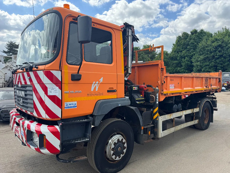MAN ME 18.250 4X4 **4X4-TIPPER+PALFINGER PK7501-BELGIAN TRUCK** - قلابات, شاحنة كرين: صور 3 MAN ME 18.250 4X4 **4X4-TIPPER+PALFINGER PK7501-BELGIAN TRUCK** - قلابات, شاحنة كرين: صور 3