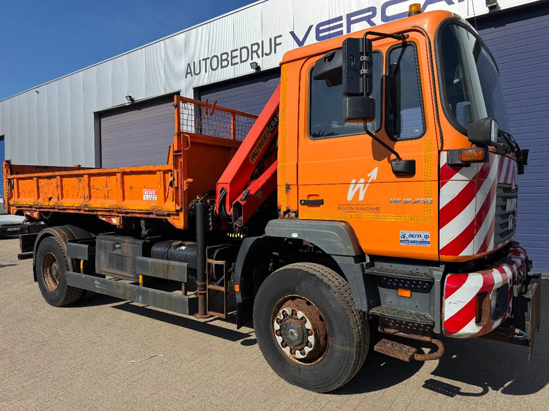 MAN ME 18.250 4X4 **BELGIAN TRUCK+PALFINGER PK8500** - قلابات, شاحنة كرين: صور 1 MAN ME 18.250 4X4 **BELGIAN TRUCK+PALFINGER PK8500** - قلابات, شاحنة كرين: صور 1