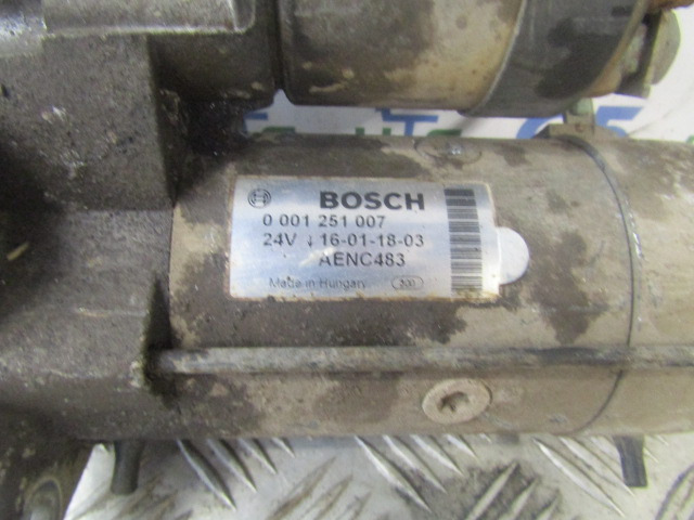DAF LF 220 STARTER MOTOR BOSCH P/NO 0-001 251 007 - النظام الكهربائي - شاحنة: صور 2 DAF LF 220 STARTER MOTOR BOSCH P/NO 0-001 251 007 - النظام الكهربائي - شاحنة: صور 2