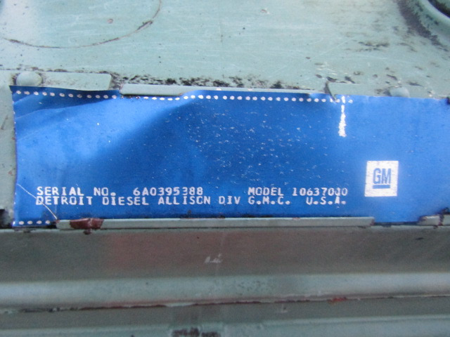 DETROIT 6-71 MODEL/1063-7000 SERIES SERIAL NO 6A-395388 310HP - المحرك - شاحنة: صور 3 DETROIT 6-71 MODEL/1063-7000 SERIES SERIAL NO 6A-395388 310HP - المحرك - شاحنة: صور 3