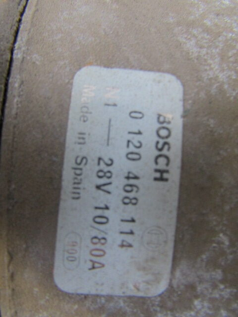 VOLVO FL D6B ALTERNATOR BOSCH P/NO 012468121 - النظام الكهربائي - شاحنة: صور 3 VOLVO FL D6B ALTERNATOR BOSCH P/NO 012468121 - النظام الكهربائي - شاحنة: صور 3