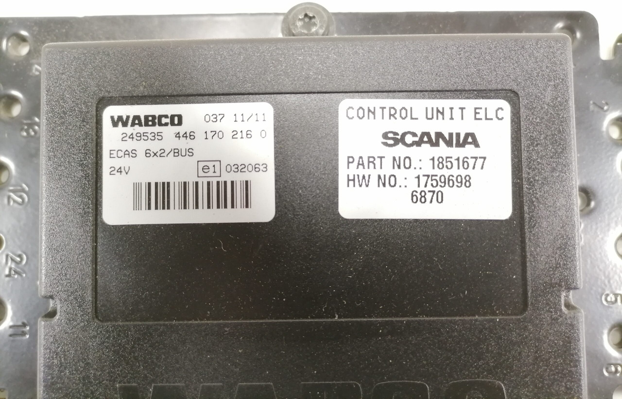 Scania Ecu, ECAS 1851677 - كتلة التحكم - شاحنة: صور 3 Scania Ecu, ECAS 1851677 - كتلة التحكم - شاحنة: صور 3