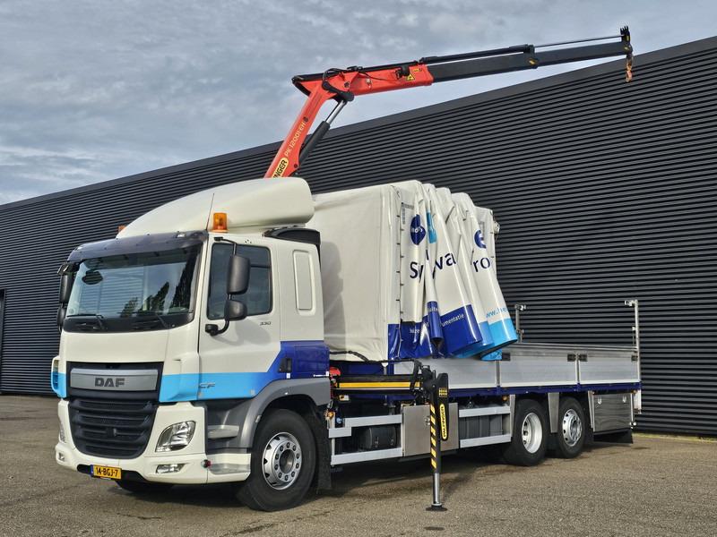 DAF CF 330 6x2 / PALFINGER CRANE / KRAN / CURTAIN - شاحنة كرين: صور 1 DAF CF 330 6x2 / PALFINGER CRANE / KRAN / CURTAIN - شاحنة كرين: صور 1