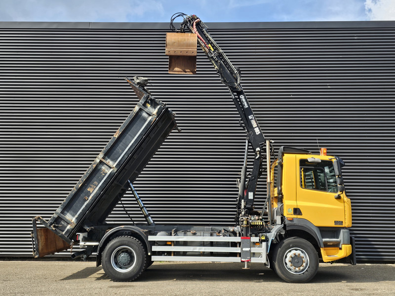 DAF CF 75.250 4X4 / HIAB CRANE + TIPPER / MANUAL / SPRING - قلابات, شاحنة كرين: صور 5 DAF CF 75.250 4X4 / HIAB CRANE + TIPPER / MANUAL / SPRING - قلابات, شاحنة كرين: صور 5