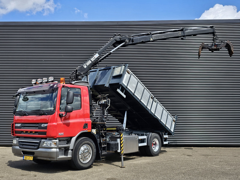DAF CF 75.250 / HIAB CRANE + TIPPER - قلابات, شاحنة كرين: صور 1 DAF CF 75.250 / HIAB CRANE + TIPPER - قلابات, شاحنة كرين: صور 1