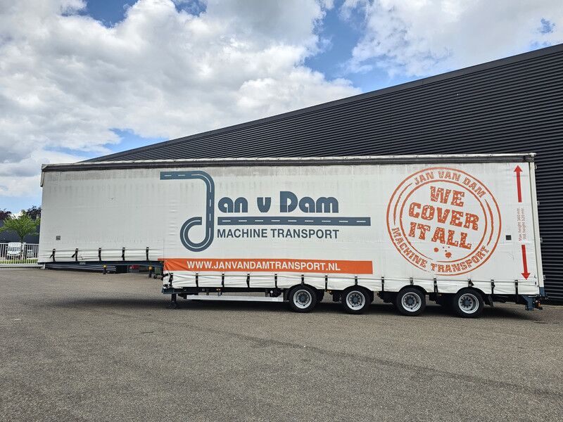 ES-GE 4STL48 / 4 AXLE / SLIDING ROOF / EXPANDABLE / LIFT ROOF - عربة مسطحة منخفضة نصف مقطورة: صور 3 ES-GE 4STL48 / 4 AXLE / SLIDING ROOF / EXPANDABLE / LIFT ROOF - عربة مسطحة منخفضة نصف مقطورة: صور 3