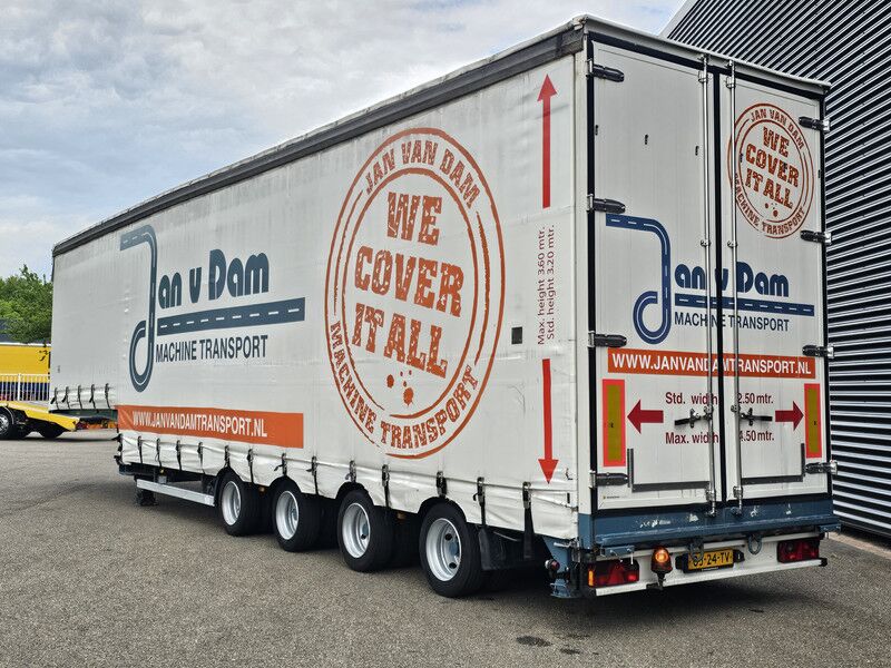 ES-GE 4STL48 / 4 AXLE / SLIDING ROOF / EXPANDABLE / LIFT ROOF - عربة مسطحة منخفضة نصف مقطورة: صور 2 ES-GE 4STL48 / 4 AXLE / SLIDING ROOF / EXPANDABLE / LIFT ROOF - عربة مسطحة منخفضة نصف مقطورة: صور 2