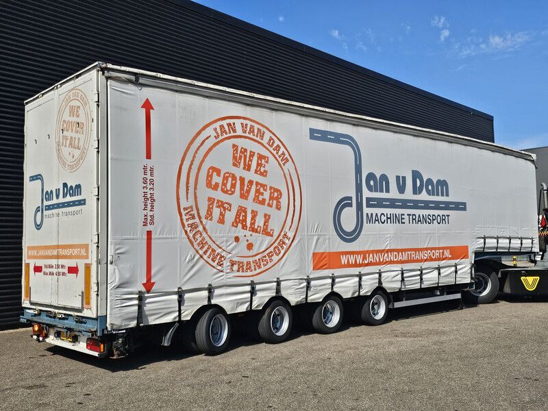 ES-GE 4STL48 / 4 AXLE / SLIDING ROOF / EXPANDABLE / LIFT ROOF - عربة مسطحة منخفضة نصف مقطورة: صور 3 ES-GE 4STL48 / 4 AXLE / SLIDING ROOF / EXPANDABLE / LIFT ROOF - عربة مسطحة منخفضة نصف مقطورة: صور 3