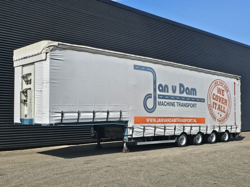 ES-GE 4STL48 / 4 AXLE / SLIDING ROOF / EXPANDABLE / LIFT ROOF - عربة مسطحة منخفضة نصف مقطورة: صور 1 ES-GE 4STL48 / 4 AXLE / SLIDING ROOF / EXPANDABLE / LIFT ROOF - عربة مسطحة منخفضة نصف مقطورة: صور 1