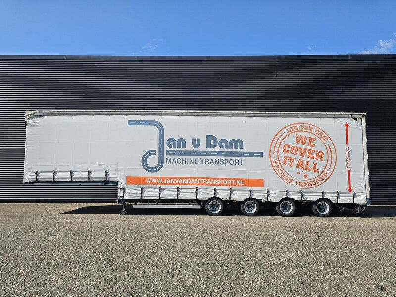 ES-GE 4STL48 / 4 AXLE / SLIDING ROOF / EXPANDABLE / LIFT ROOF - عربة مسطحة منخفضة نصف مقطورة: صور 2 ES-GE 4STL48 / 4 AXLE / SLIDING ROOF / EXPANDABLE / LIFT ROOF - عربة مسطحة منخفضة نصف مقطورة: صور 2