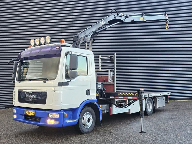 MAN TGL 12.220 / HIAB CRANE / MACHINE TRANSPORT - شاحنة كرين: صور 1 MAN TGL 12.220 / HIAB CRANE / MACHINE TRANSPORT - شاحنة كرين: صور 1
