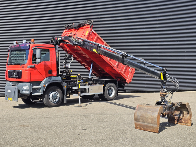 MAN TGM 18.250 / 4X4 / EEV / HIAB CRANE + TIPPER / SPRING - قلابات, شاحنة كرين: صور 3 MAN TGM 18.250 / 4X4 / EEV / HIAB CRANE + TIPPER / SPRING - قلابات, شاحنة كرين: صور 3