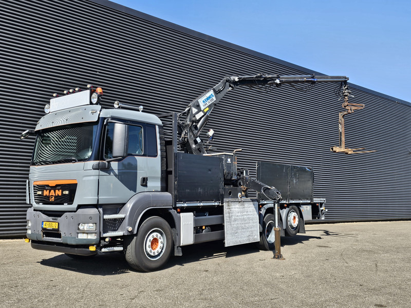 MAN TGS 26.360 / 6X2-4 BL / KENNIS ROLLER CRANE / KRAN - شاحنات مسطحة, شاحنة كرين: صور 1 MAN TGS 26.360 / 6X2-4 BL / KENNIS ROLLER CRANE / KRAN - شاحنات مسطحة, شاحنة كرين: صور 1
