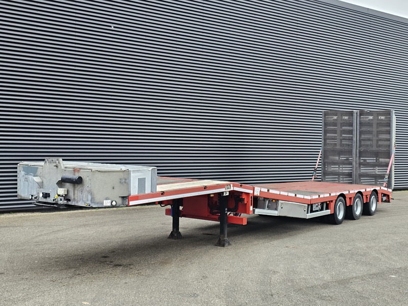Max Trailer 3 x steering axle / hydraulic ramp / hydraulic bed - عربة مسطحة منخفضة نصف مقطورة: صور 1 Max Trailer 3 x steering axle / hydraulic ramp / hydraulic bed - عربة مسطحة منخفضة نصف مقطورة: صور 1