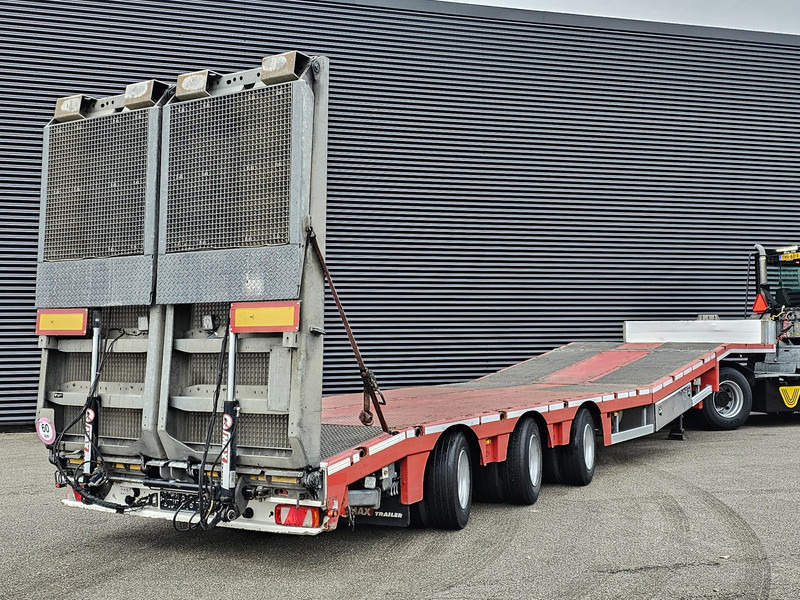 Max Trailer 3 x steering axle / hydraulic ramp / hydraulic bed - عربة مسطحة منخفضة نصف مقطورة: صور 4 Max Trailer 3 x steering axle / hydraulic ramp / hydraulic bed - عربة مسطحة منخفضة نصف مقطورة: صور 4