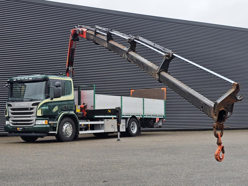 Scania P320 / 4x2 / PALFINGER PK14002 / CRANE/KRAN - شاحنات مسطحة, شاحنة كرين: صور 4 Scania P320 / 4x2 / PALFINGER PK14002 / CRANE/KRAN - شاحنات مسطحة, شاحنة كرين: صور 4