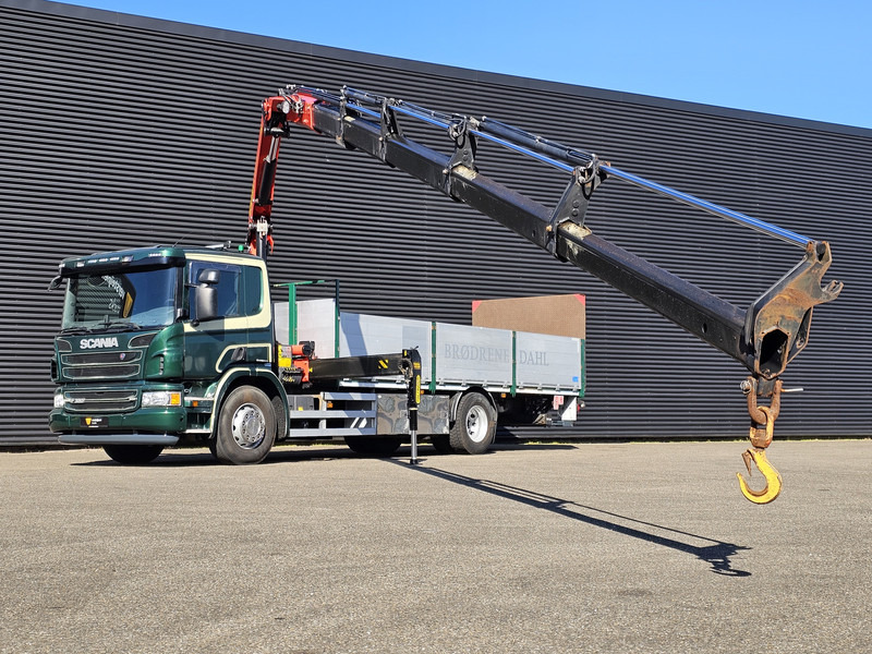 Scania P320 4x2 / PALFINGER PK14002 / CRANE/KRAN - شاحنات مسطحة, شاحنة كرين: صور 2 Scania P320 4x2 / PALFINGER PK14002 / CRANE/KRAN - شاحنات مسطحة, شاحنة كرين: صور 2