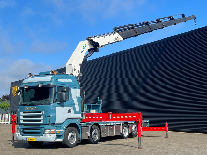 Scania R 440 8X2*6 / HMF THOR K6 - شاحنات مسطحة, شاحنة كرين: صور 1 Scania R 440 8X2*6 / HMF THOR K6 - شاحنات مسطحة, شاحنة كرين: صور 1
