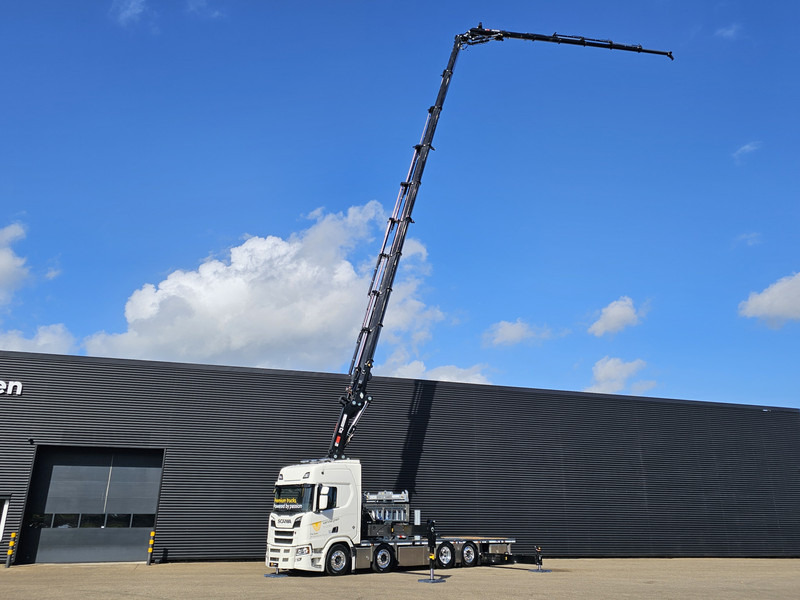 Scania R590 V8 / 8X2 / HIAB 1188 + JIB + WINCH - شاحنات مسطحة, شاحنة كرين: صور 4 Scania R590 V8 / 8X2 / HIAB 1188 + JIB + WINCH - شاحنات مسطحة, شاحنة كرين: صور 4