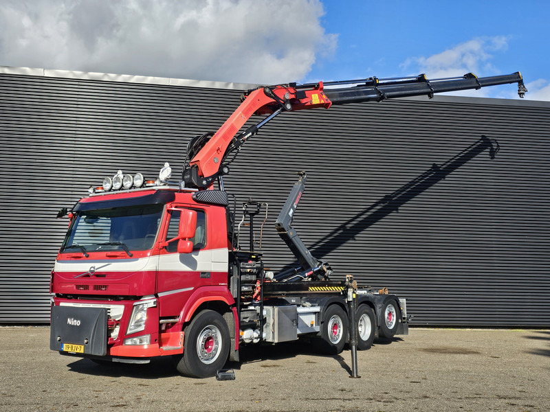 Volvo FM 420 8x2 / HIAB HOOKLIFT + 30 t/m CRANE - KRAN - شاحنة كرين: صور 1 Volvo FM 420 8x2 / HIAB HOOKLIFT + 30 t/m CRANE - KRAN - شاحنة كرين: صور 1