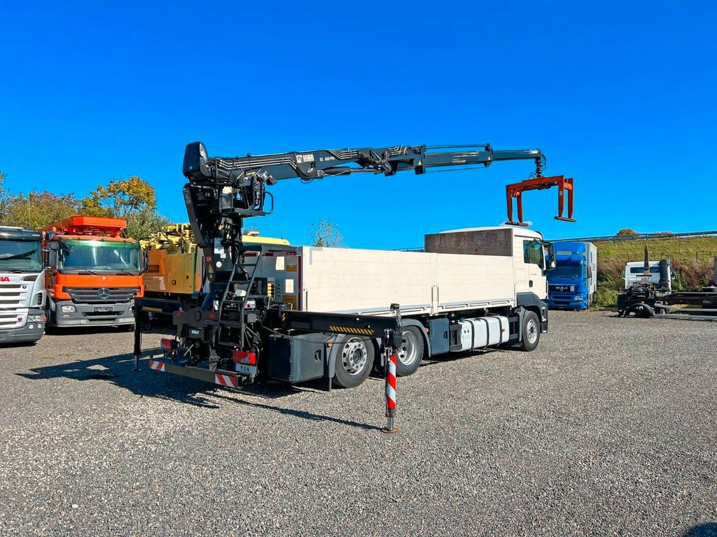 MAN 26.480 6X2 Baustoff mit Kran HIAB Top Zustand MAN 26.480 6X2 Baustoff mit Kran HIAB Top Zustand - شاحنة كرين, شاحنات مسطحة: صور 1 MAN 26.480 6X2 Baustoff mit Kran HIAB Top Zustand MAN 26.480 6X2 Baustoff mit Kran HIAB Top Zustand - شاحنة كرين, شاحنات مسطحة: صور 1