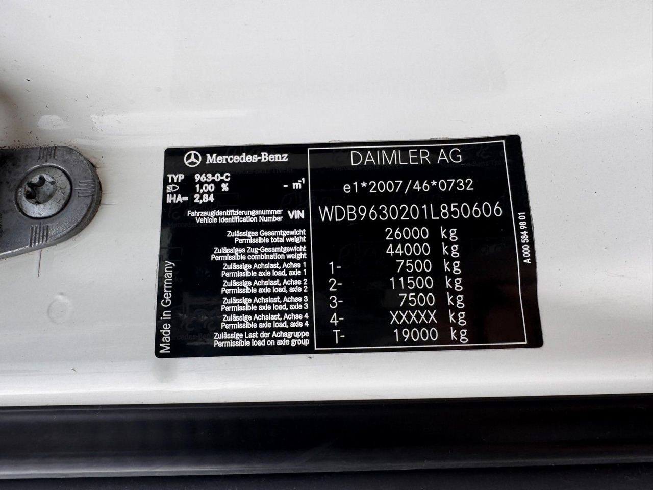 Mercedes-Benz 2536 ADR Valid & kipphydraulik für Gastank - شاحنة صهريج: صور 3 Mercedes-Benz 2536 ADR Valid & kipphydraulik für Gastank - شاحنة صهريج: صور 3