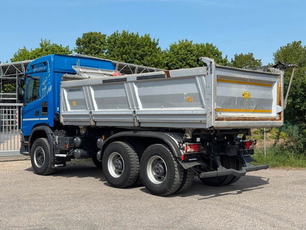 Scania G450 Meiller 3S. Kipper mit Bordmatik Top Zust. - قلابات: صور 2 Scania G450 Meiller 3S. Kipper mit Bordmatik Top Zust. - قلابات: صور 2