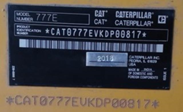 CAT 777E - شاحنة قلابة للمحاجر: صور 5 CAT 777E - شاحنة قلابة للمحاجر: صور 5