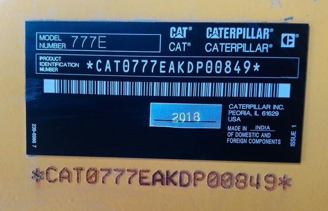 CAT 777E - شاحنة قلابة للمحاجر: صور 5 CAT 777E - شاحنة قلابة للمحاجر: صور 5